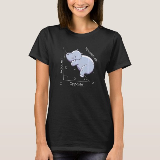 ヒポテナス数学 Tシャツ (正面)