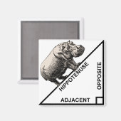 ヒポテンズスおもしろい数学ジオメトリマグネット マグネット (正面/裏面)