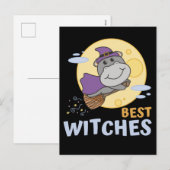 ヒポハロウィーンワッチキッズウィッチベストウィッチズホー シーズンポストカード (正面/裏面)