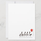 ヒポパーティー招待状(カスタマイズ可能) 招待状 (裏面)