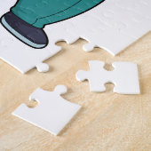 ヒポポタマスが新郎にスーツを着用.PNG ジグソーパズル (側面)