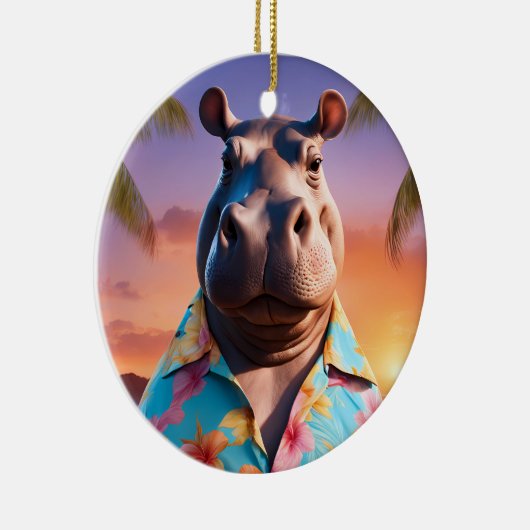 ヒポポタムスホリデー セラミックオーナメント (右)