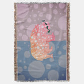 ヒポポタムス&ドット スローブランケット (正面縦)