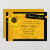 ヒマエレガントワリ退職パーティの招待状 招待状 (正面/裏面)