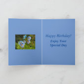 ヒマラヤのケシ誕生日の義理の姉妹用カード カード (内部)
