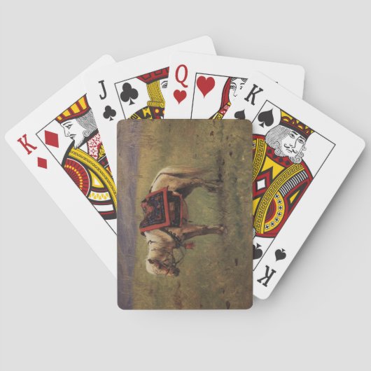 ヒマラヤのポニー（小型馬） （ヴァシリーヴェレシャジン） トランプ (裏面)