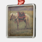 ヒマラヤのポニー（小型馬） （ヴァシリーヴェレシャジン） メタルオーナメント (左)