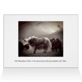 ヒマラヤのヤク、山々、ラダック&チベット (内部横(上))