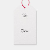 ヒマラヤの子猫のクリスマス ギフトタグ (裏面)