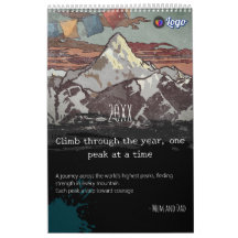 ヒマラヤの峰 2026年モチベーションカレンダー 贈り物