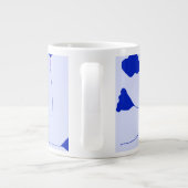 ヒマラヤはっきりしたの青いケシのジャンボコーヒーカップ ジャンボコーヒーマグカップ (裏面)