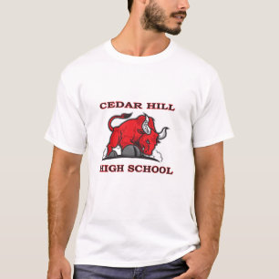 ヒマラヤスギのヒルズ・ハイスクールのチームワイシャツ Tシャツ