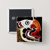 ヒマラヤスギのマスク 缶バッジ (正面&裏面)