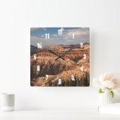 ヒマラヤスギは国有記念物、ユタを壊します スクエア壁時計 (ホーム)