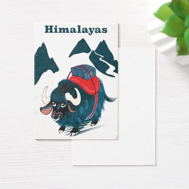 ヒマラヤスヴィンテージ旅行ポスター (デスク)