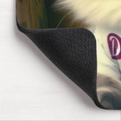 ヒマラヤディヴァキャット・オン・ア・チェア マウスパッド (コーナー)