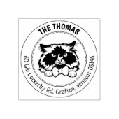 ヒマラヤンキャット差出人住所 ラバースタンプ (インプリント)