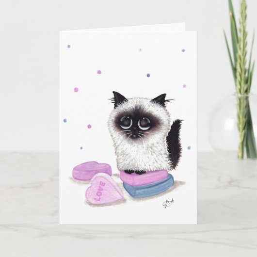 ヒマラヤンバレンタインキャンディキャットバイビハレ シーズンカード (正面)