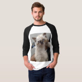 ヒマラヤン猫プリントTシャツJN Tシャツ (正面フル)