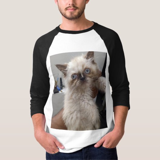 ヒマラヤン猫プリントTシャツJN Tシャツ (正面)