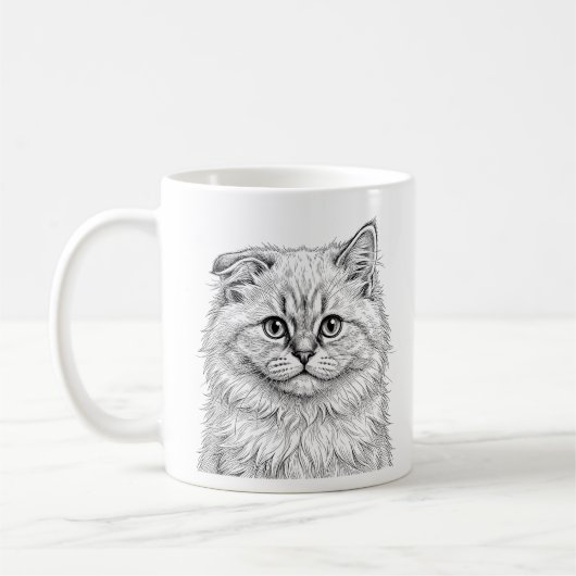 ヒマラヤン+子猫のコーヒーマグアート コーヒーマグカップ (左)