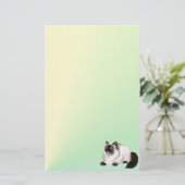 ヒマラヤ子猫2文房具 便箋 (スタンド正面)