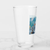 ヒマラヤ山峰のチベットの風景 タンブラーグラス (右)