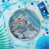 ヒマラヤ山峰のチベットの風景 ペーパープレート (パーティー)