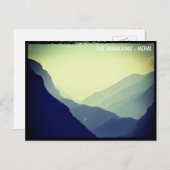 ヒマラヤ山脈エベレストの麓 – ネパール ポストカード (正面/裏面)