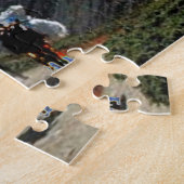 ヒマラヤ山脈山のインドネパールの自然の雪 ジグソーパズル (側面)