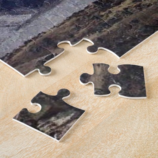 ヒマラヤ山脈山のインドネパールの自然の雪 ジグソーパズル (側面)