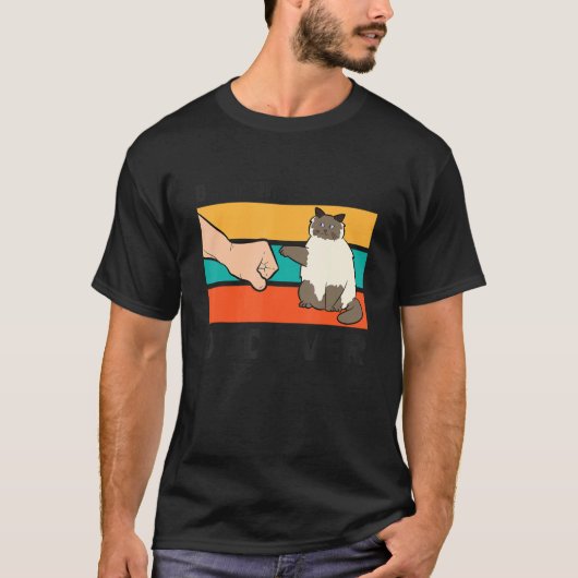ヒマラヤ最高の猫パパエバー Tシャツ (正面)