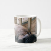 ヒマラヤ猫の写真が付いているマグ コーヒーマグカップ (正面右)