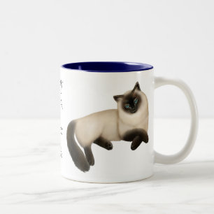 ヒマラヤ猫はPurrfectのマグです ツートーンマグカップ