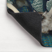 ヒマラヤ猫を持つプリンセス マウスパッド (コーナー)