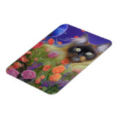 ヒマラヤ猫（花） マグネット (左側)