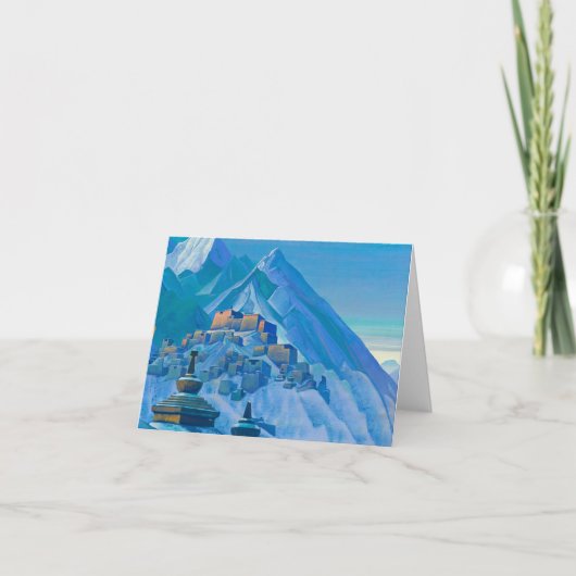 ヒマラヤ·チベット1933年ニコラス·ローリヒ サンキューカード (正面)