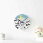 ヒマラヤ ラウンド壁時計 (ホーム)