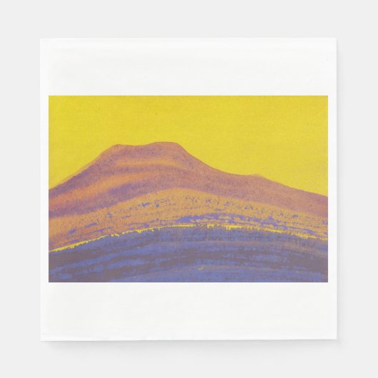 ヒマラヤ（山脈）（ニコライ・ローリヒ） スタンダードランチョンナプキン (正面)