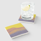 ヒマラヤ（山脈）（ニコライ・ローリヒ） ストーンコースター (横)