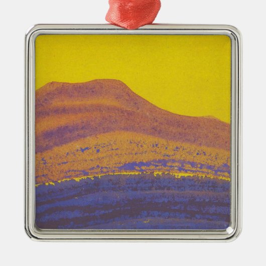 ヒマラヤ(山脈)(ニコライ・ローリヒ) メタルオーナメント (正面)