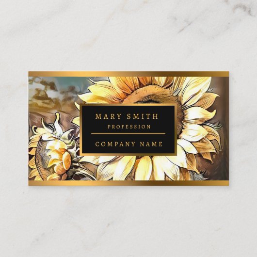 ヒマワラズオンウィンドアモダンートコレクション 名刺 (正面)
