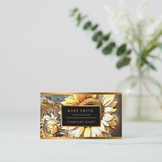 ヒマワラズオンウィンドアモダンートコレクション 名刺 (スタンド正面)