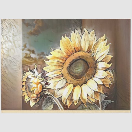 ヒマワラズオンウィンドアモダンートコレクション 薄葉紙 (正面)