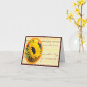 ヒマワリおよび友人Notecard カード (黄色い花)