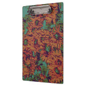 ヒマワリおよび葉のカムフラージュパターン クリップボード (左)