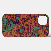 ヒマワリおよび葉のカムフラージュパターン Case-Mate iPhoneケース (裏面 (横))