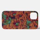 ヒマワリおよび葉のカムフラージュパターン Case-Mate iPhoneケース (裏面 (横))