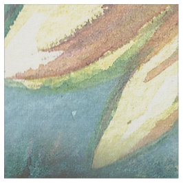 ヒマワリおよび蝶 ファブリック