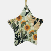 ヒマワリおよび鉄 セラミックオーナメント (右)